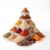 a pyramid of different spices